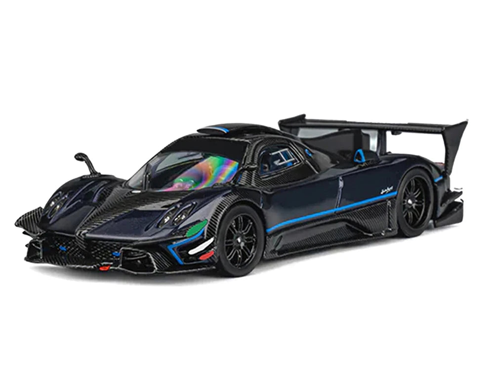 CM Model 1:64 Pagani Zonda Revolucion - Blue Carbon