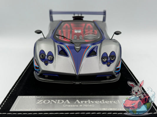 HH Model 1:18 Pagani Zonda 760 Roadster Arrivedieci