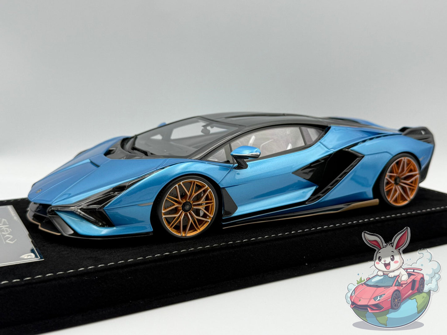 HH Model 1:18 Lamborghini Sian FKP37 (Blue Uranus)