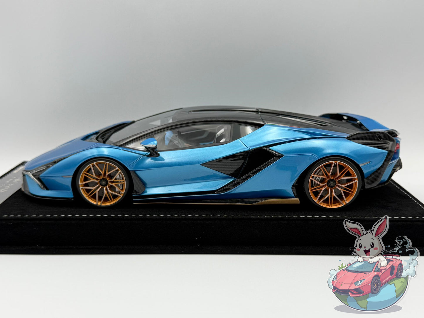 HH Model 1:18 Lamborghini Sian FKP37 (Blue Uranus)