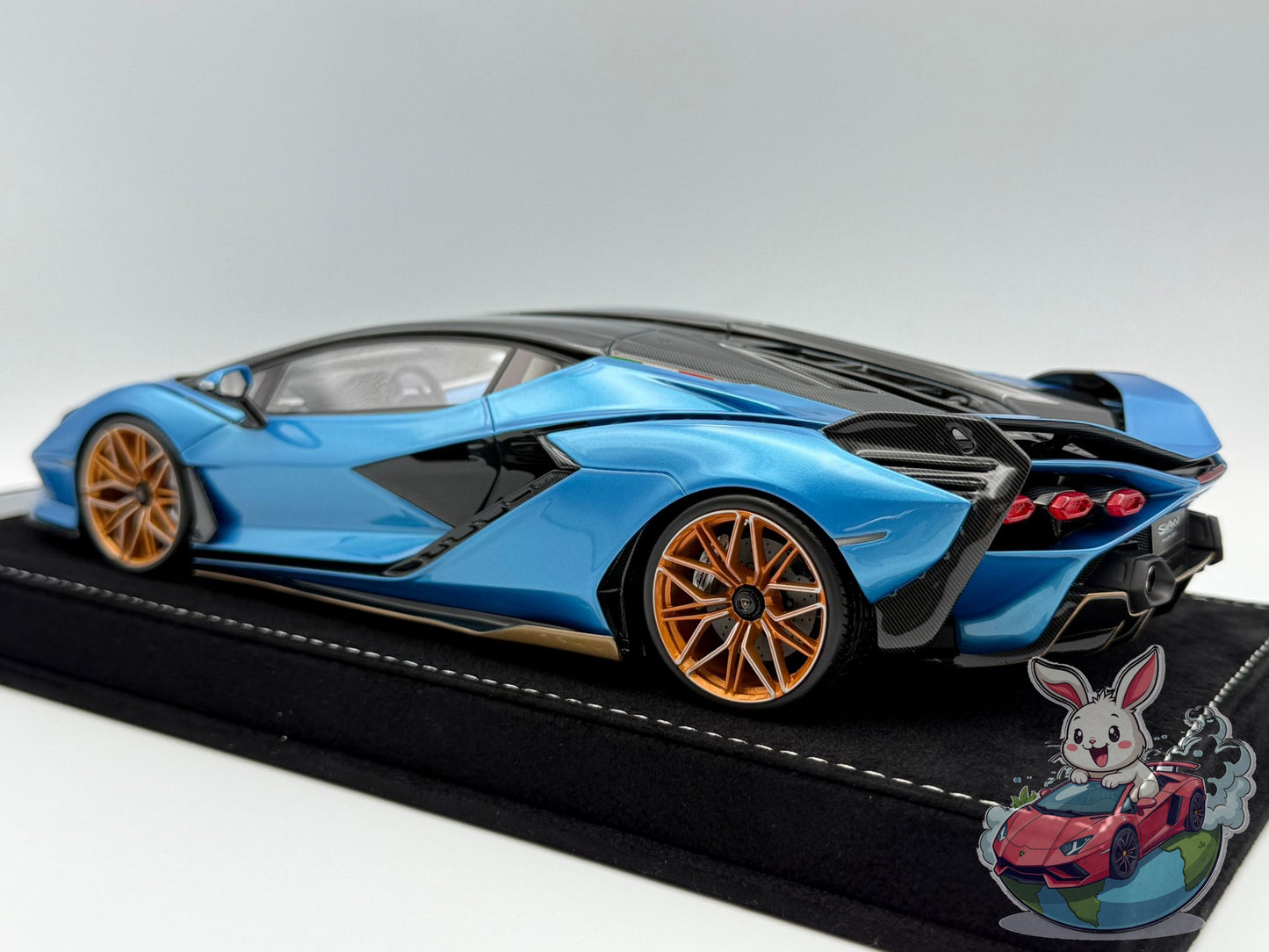 HH Model 1:18 Lamborghini Sian FKP37 (Blue Uranus)