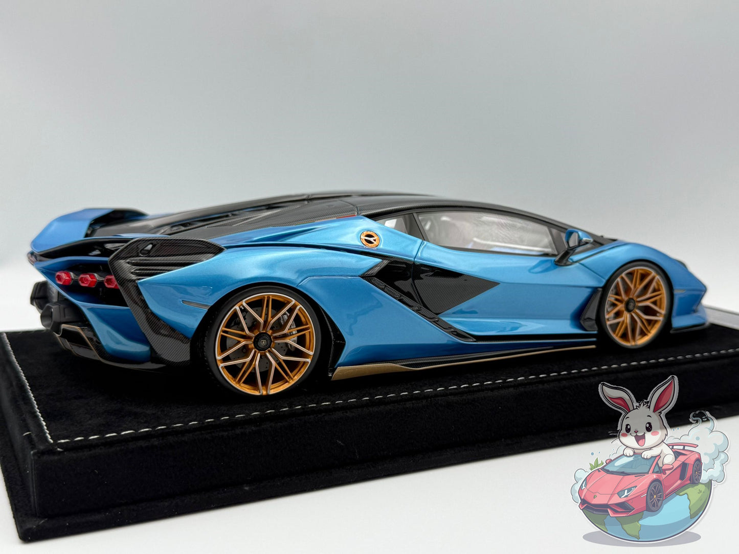 HH Model 1:18 Lamborghini Sian FKP37 (Blue Uranus)