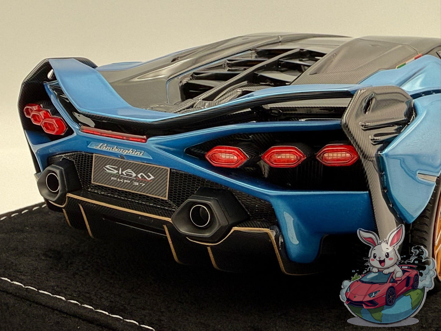 HH Model 1:18 Lamborghini Sian FKP37 (Blue Uranus)