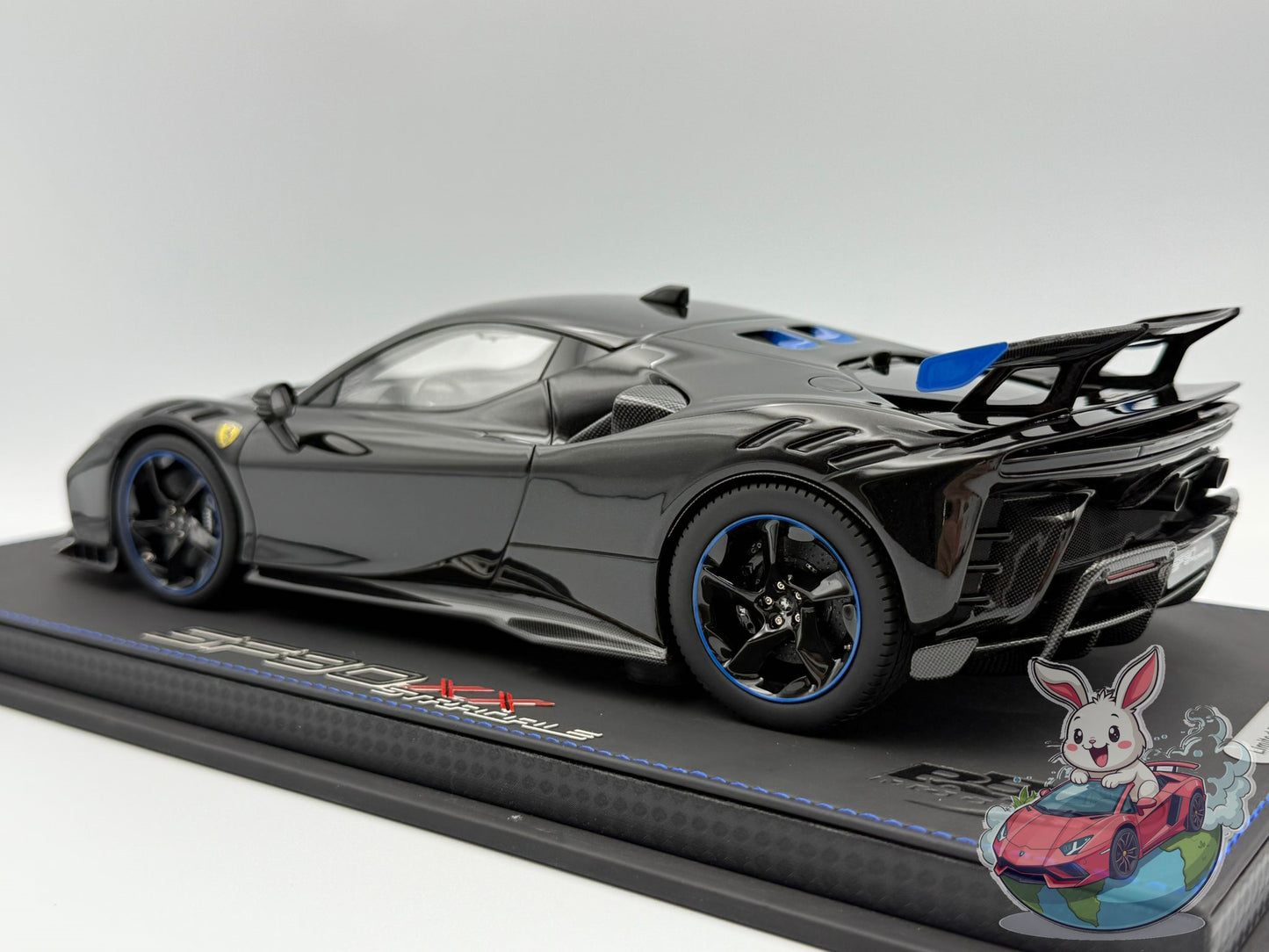 BBR 1:18 Ferrari SF90XX Stradale (New Black Daytona)