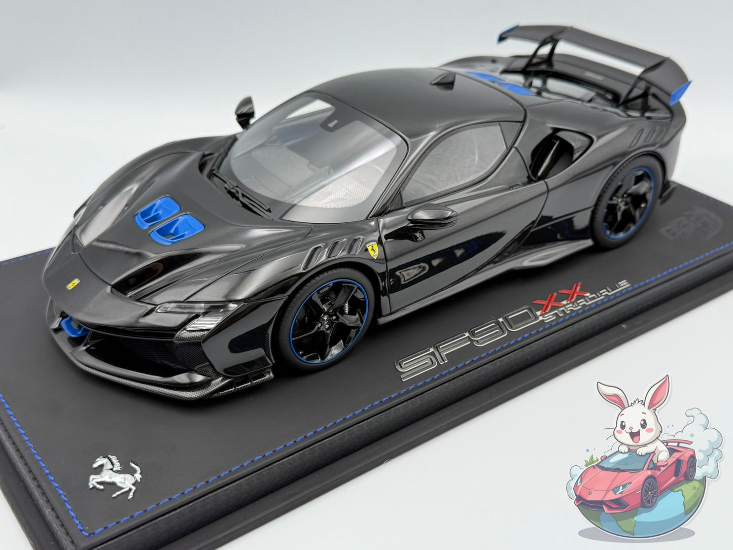 BBR 1:18 Ferrari SF90XX Stradale (New Black Daytona)