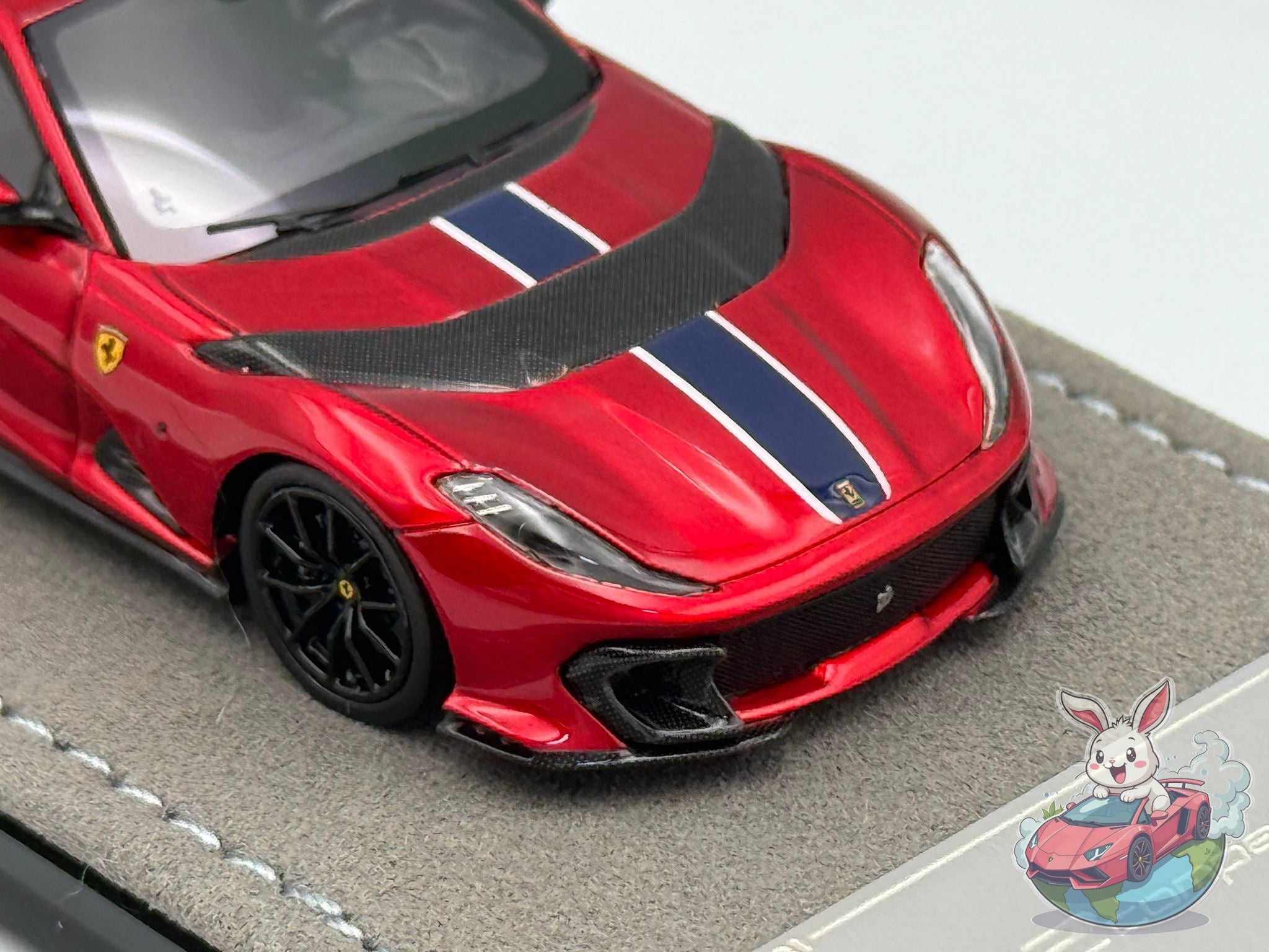 HH 1/64 フェラーリ 812c メタリックレッド&シークレットカラー TOC 1:64 812 Competizione V12 Diecast Model Car - AliExpress 26