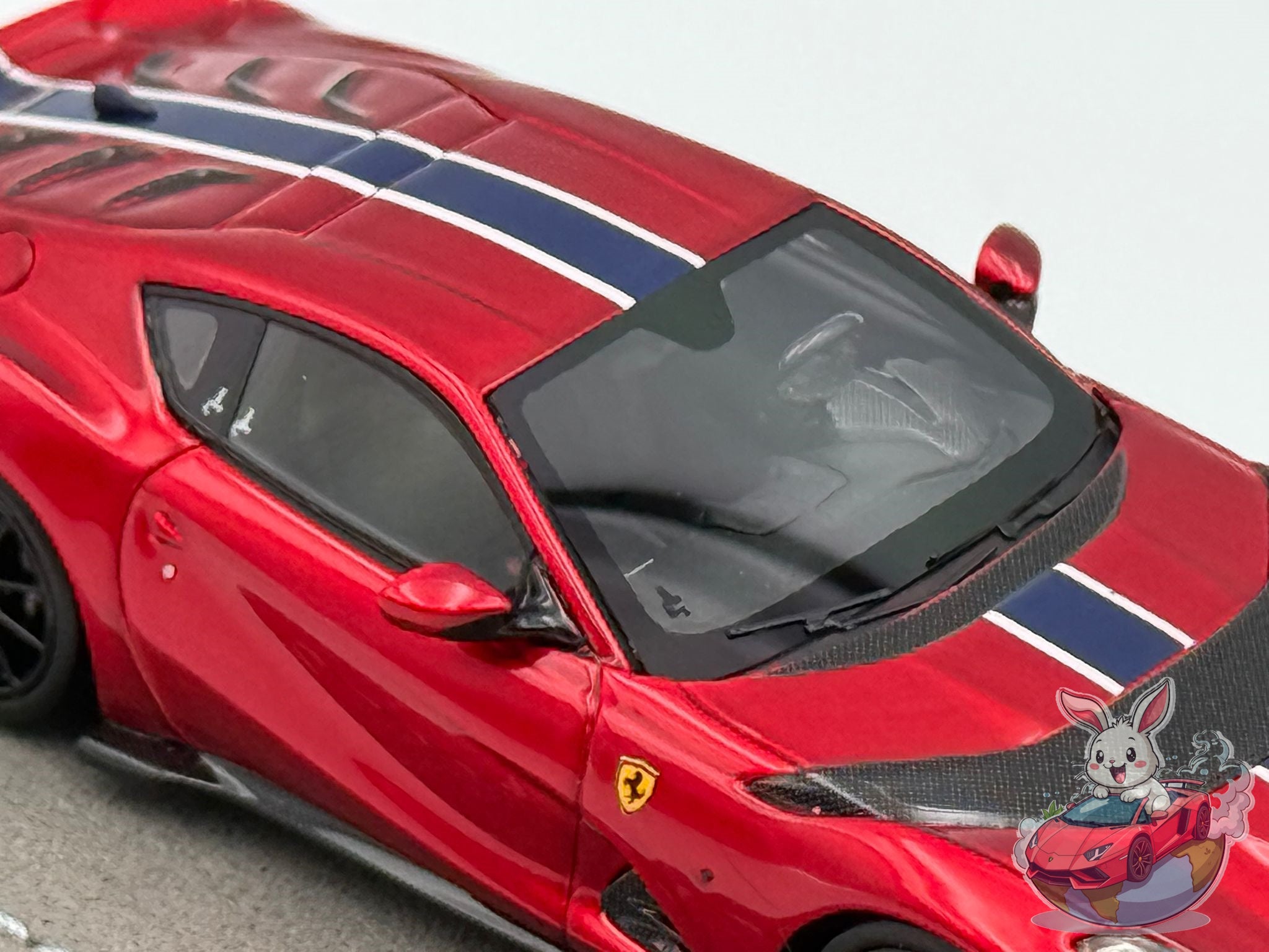 HH 1/64 フェラーリ 812c メタリックレッド&シークレットカラー TOC 1:64 812 Competizione V12 Diecast Model Car - AliExpress 26