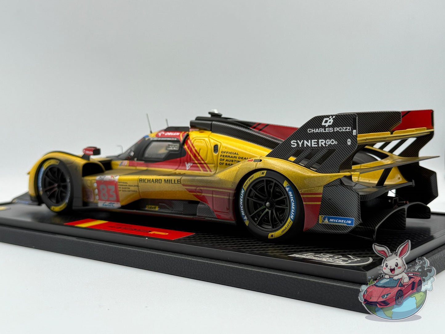 BBR 1:18 Ferrari 499P car n. 83 - Le Mans 2024 (DIRTY VERSION)