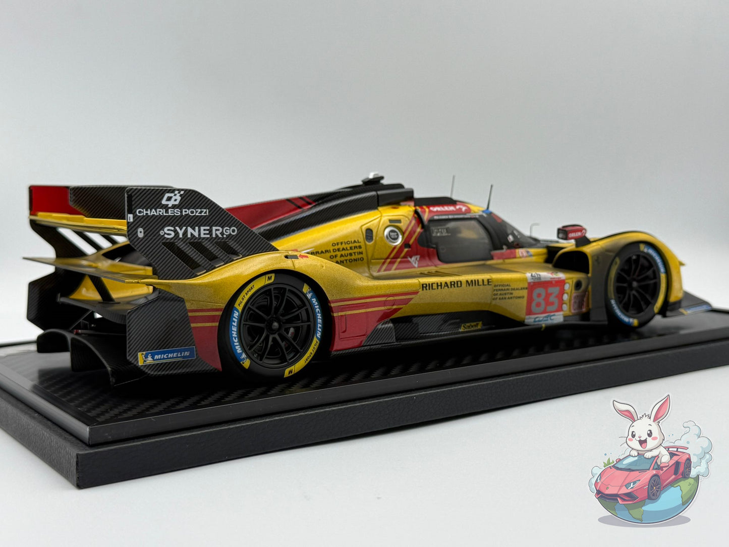 BBR 1:18 Ferrari 499P car n. 83 - Le Mans 2024 (DIRTY VERSION)