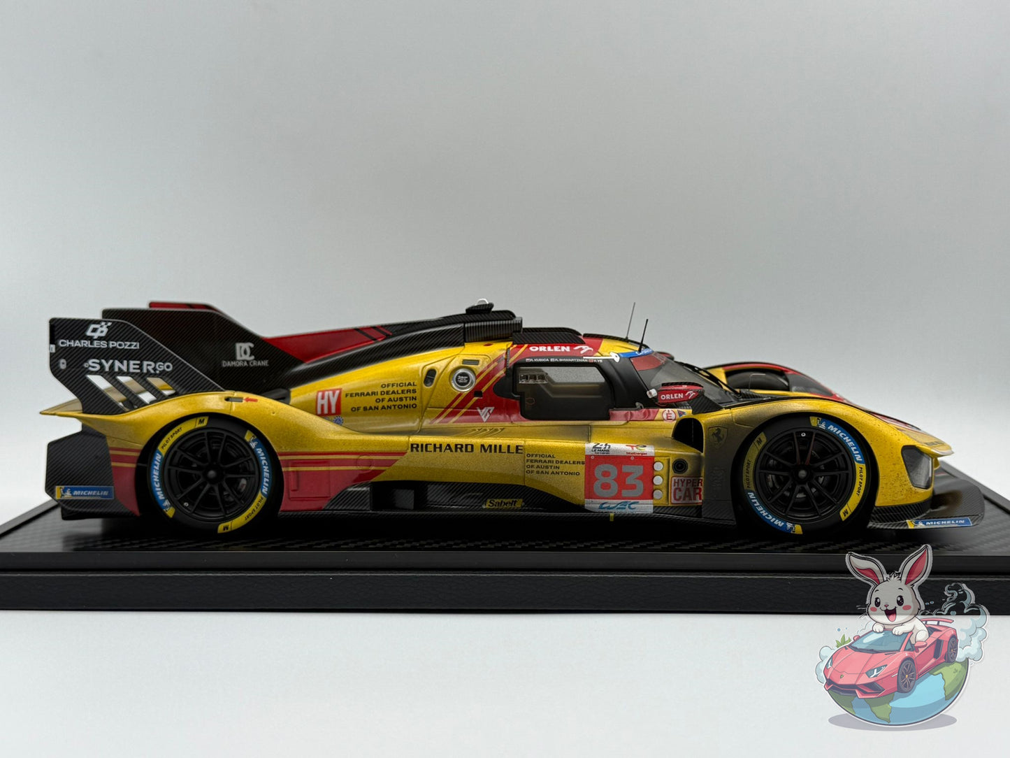 BBR 1:18 Ferrari 499P car n. 83 - Le Mans 2024 (DIRTY VERSION)