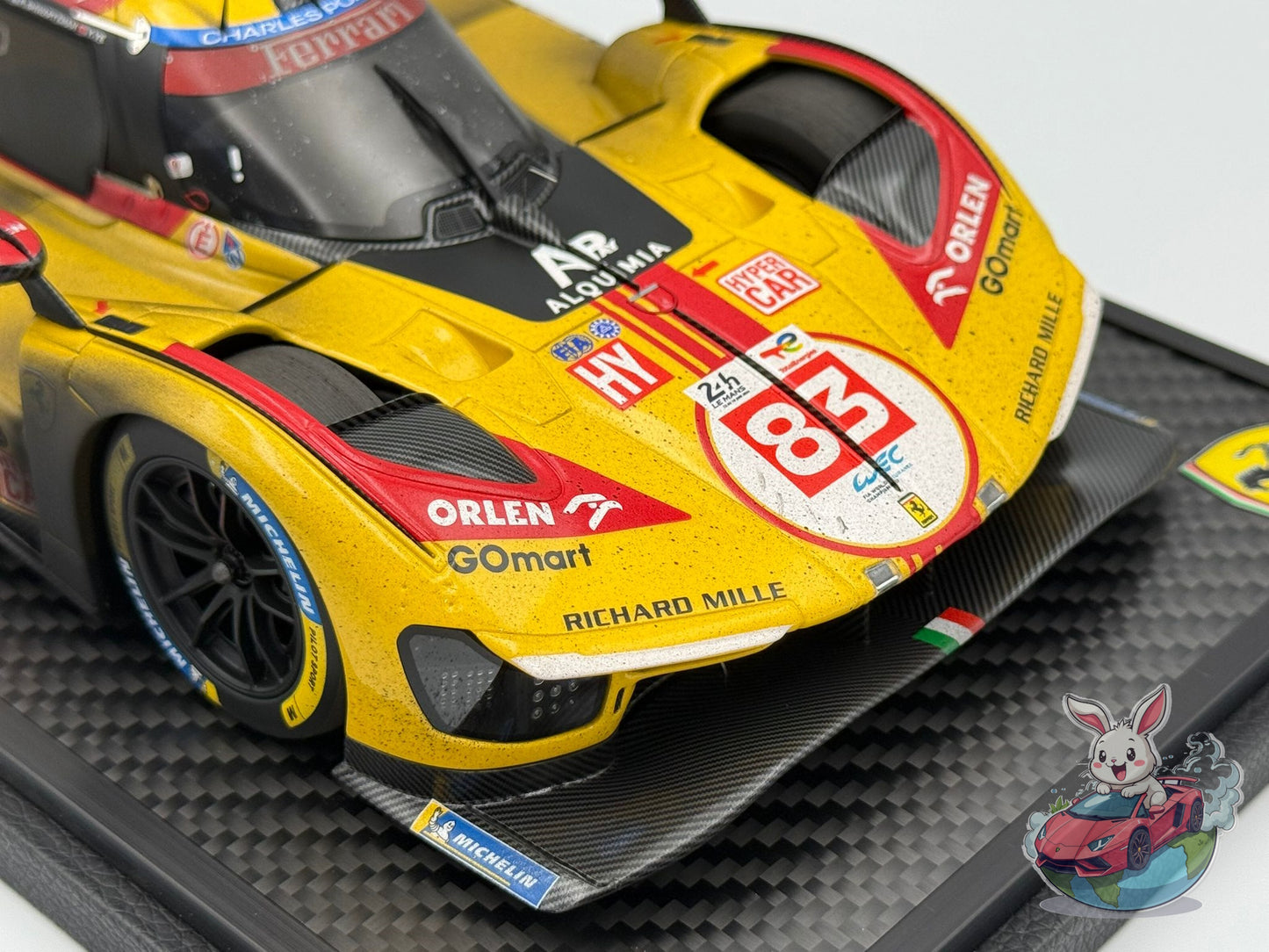 BBR 1:18 Ferrari 499P car n. 83 - Le Mans 2024 (DIRTY VERSION)