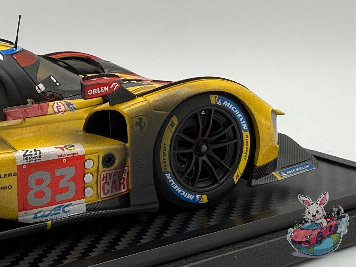 BBR 1:18 Ferrari 499P car n. 83 - Le Mans 2024 (DIRTY VERSION)