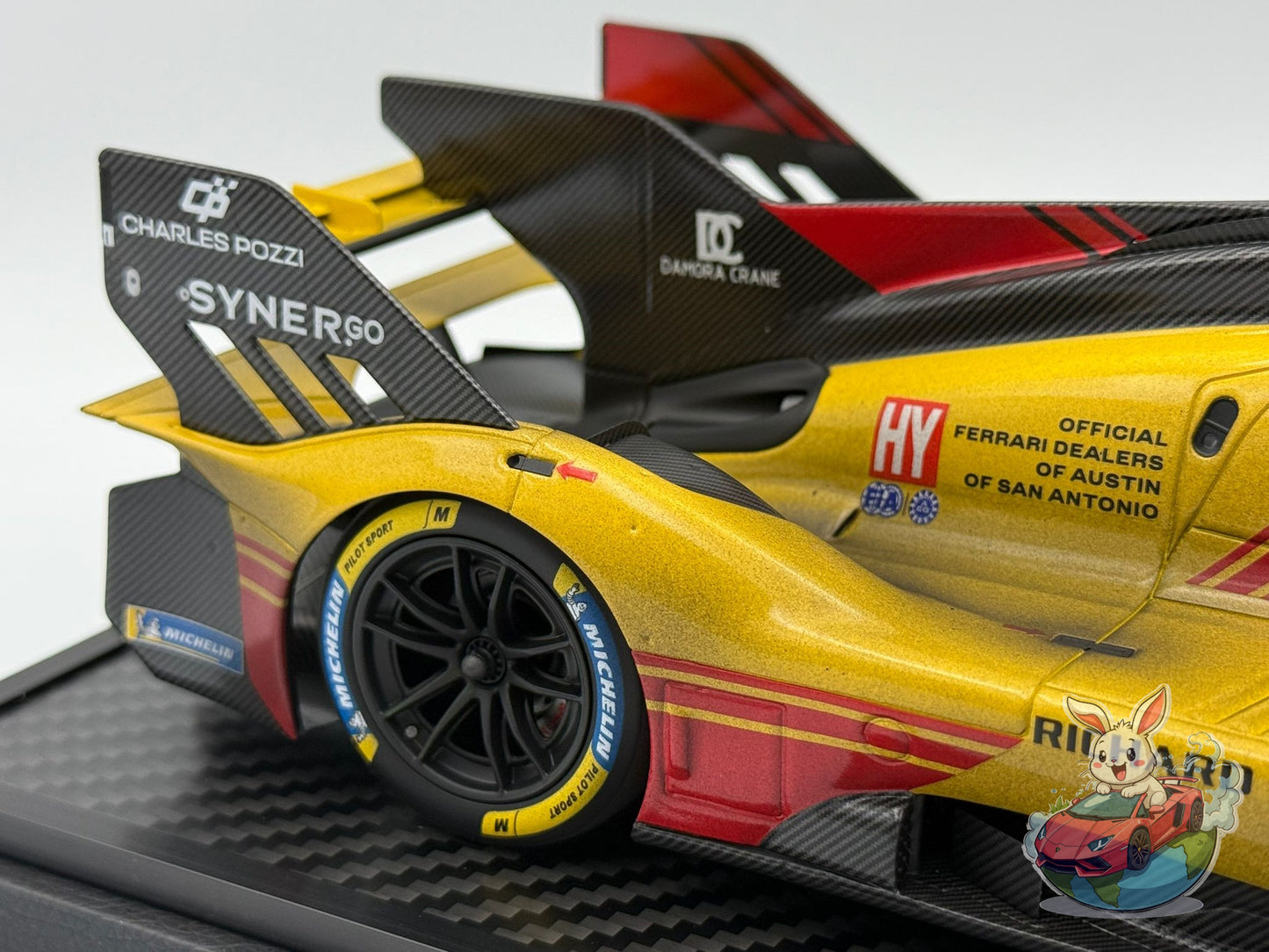 BBR 1:18 Ferrari 499P car n. 83 - Le Mans 2024 (DIRTY VERSION)