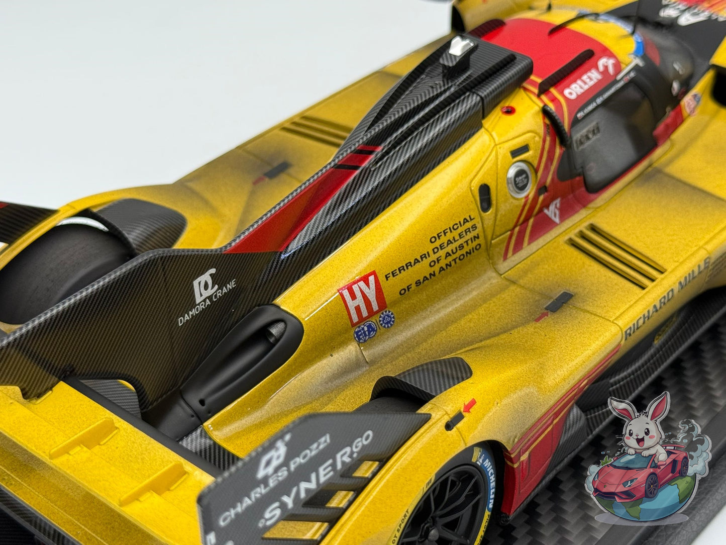 BBR 1:18 Ferrari 499P car n. 83 - Le Mans 2024 (DIRTY VERSION)