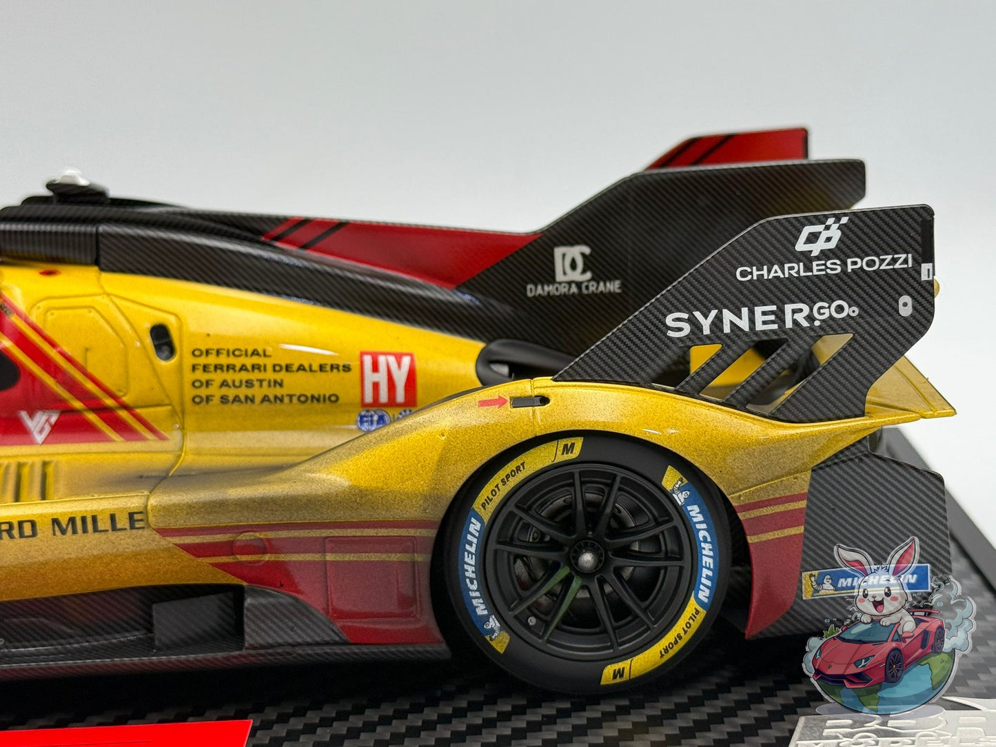 BBR 1:18 Ferrari 499P car n. 83 - Le Mans 2024 (DIRTY VERSION)