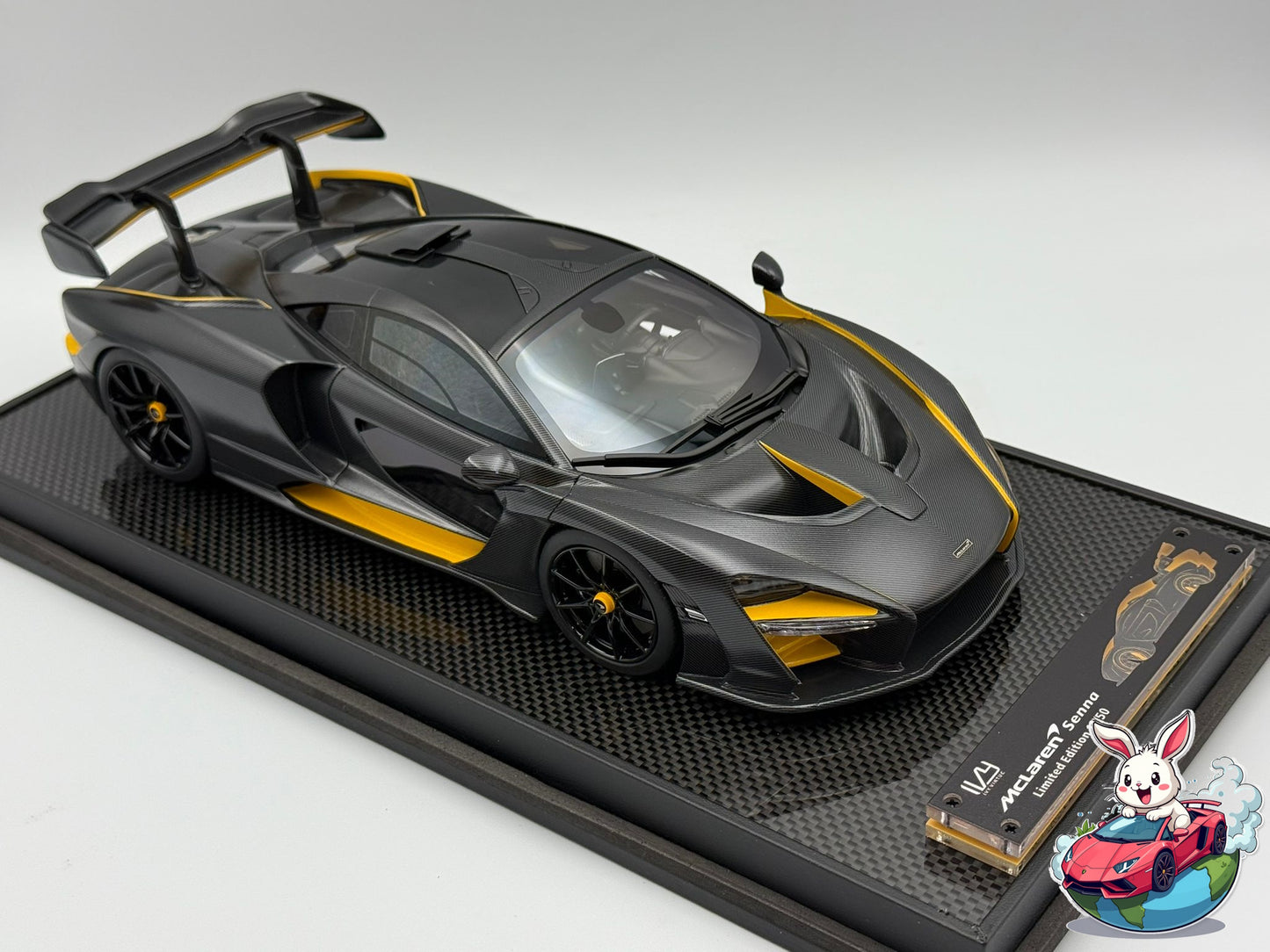 Ivy Merit 1:18 McLaren Senna MSO (Carbon Fiber/Yellow)