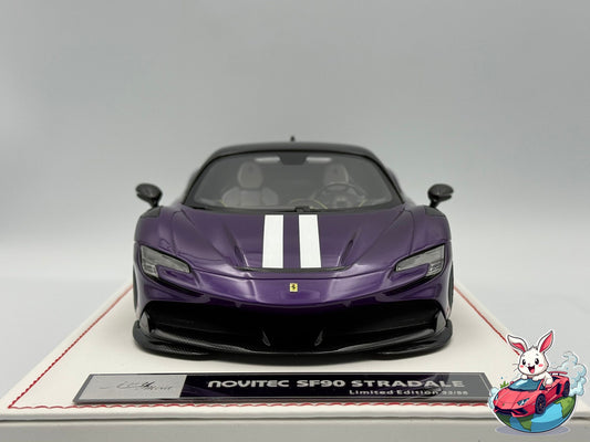 Ivy Merit 1:18 Ferrari SF90 Stradale Novitec Rosso (Viola Hong Kong)