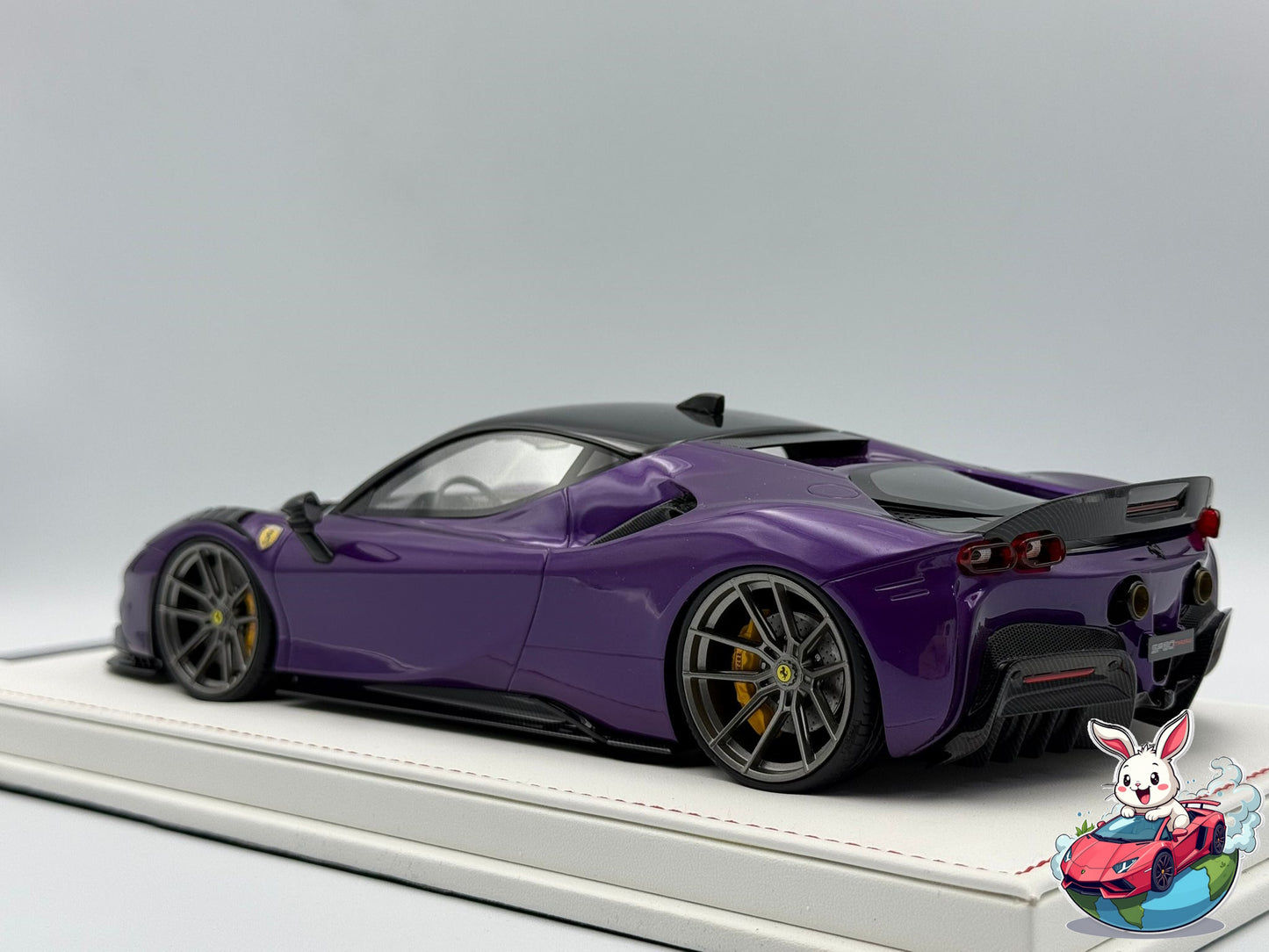 Ivy Merit 1:18 Ferrari SF90 Stradale Novitec Rosso (Viola Hong Kong)