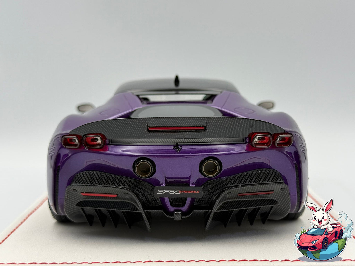 Ivy Merit 1:18 Ferrari SF90 Stradale Novitec Rosso (Viola Hong Kong)