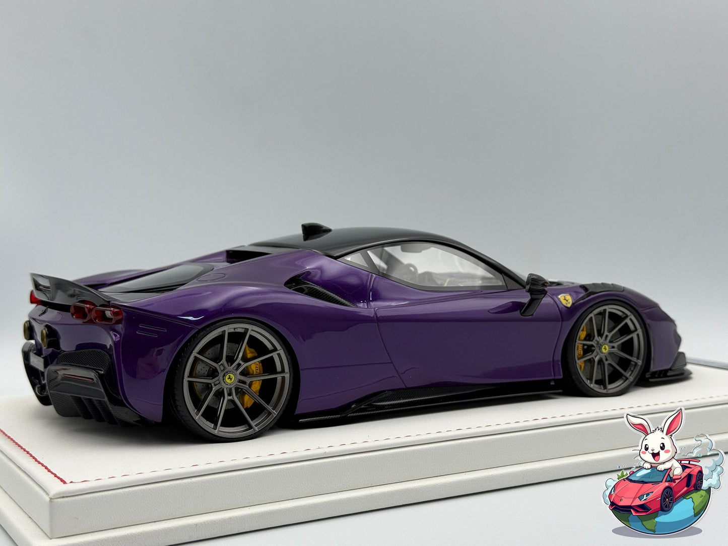 Ivy Merit 1:18 Ferrari SF90 Stradale Novitec Rosso (Viola Hong Kong)