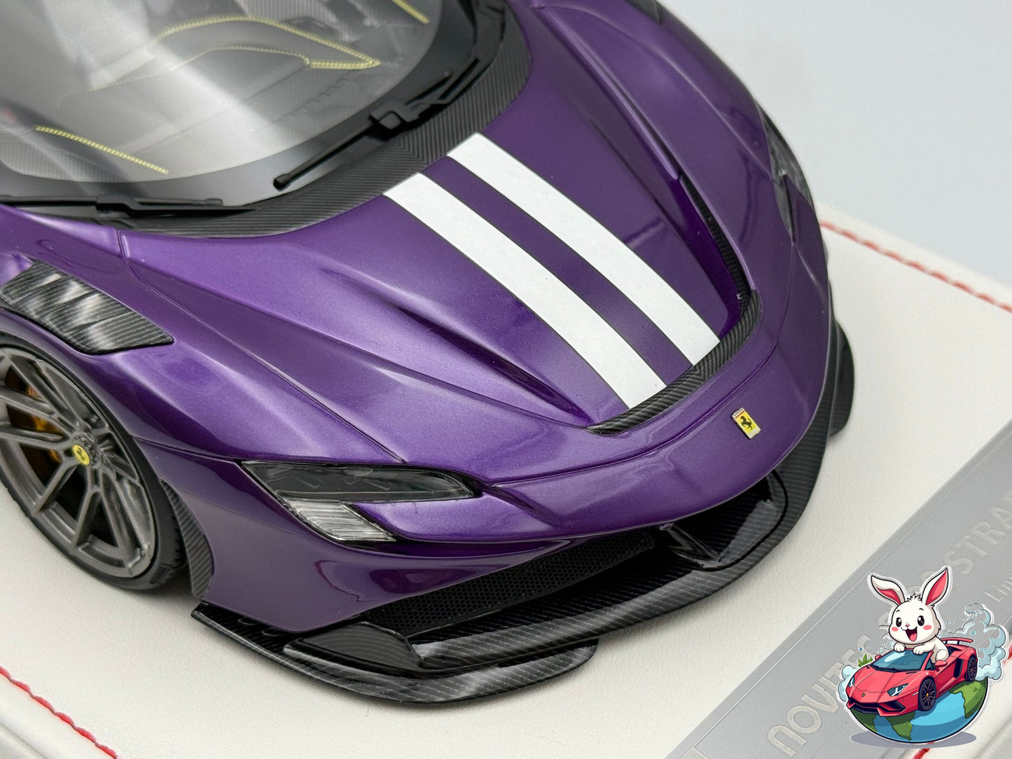 Ivy Merit 1:18 Ferrari SF90 Stradale Novitec Rosso (Viola Hong Kong)