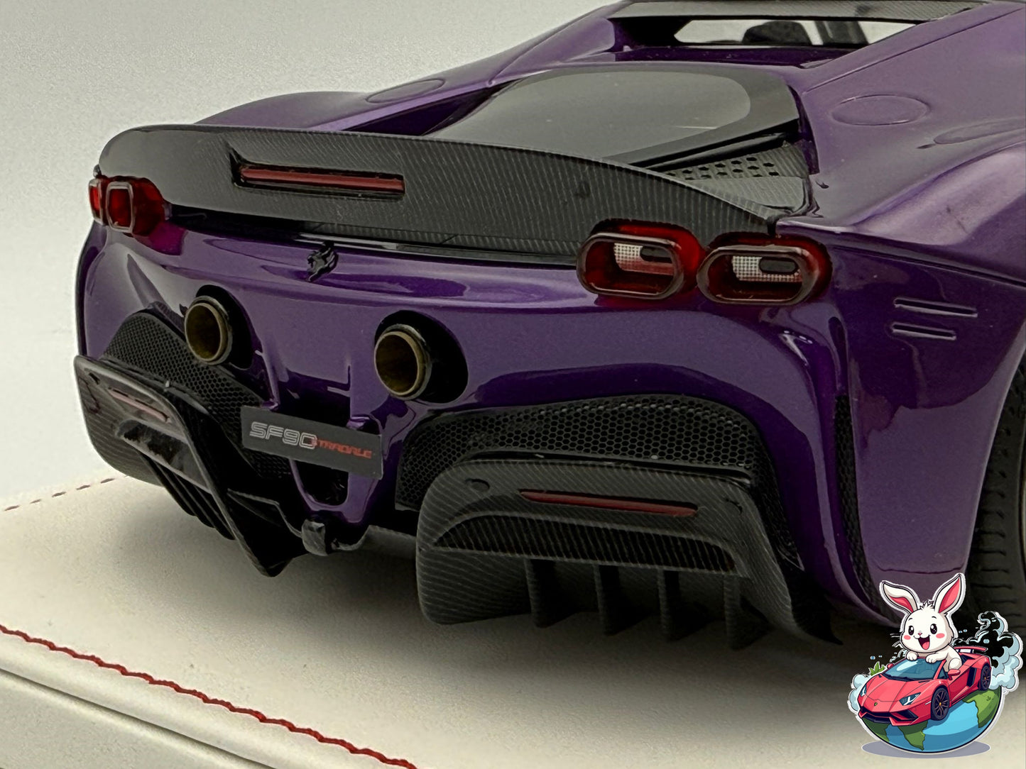 Ivy Merit 1:18 Ferrari SF90 Stradale Novitec Rosso (Viola Hong Kong)