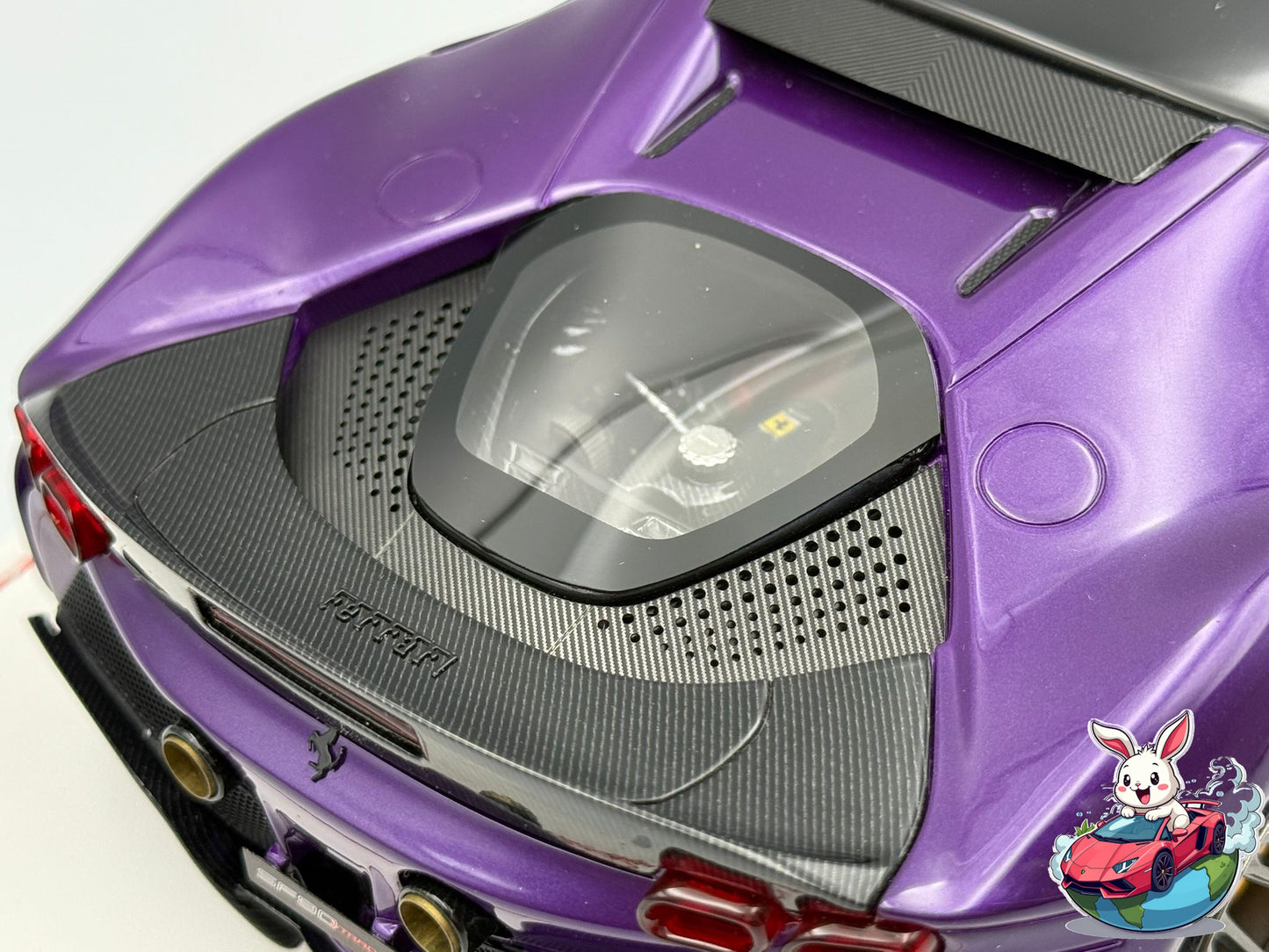 Ivy Merit 1:18 Ferrari SF90 Stradale Novitec Rosso (Viola Hong Kong)