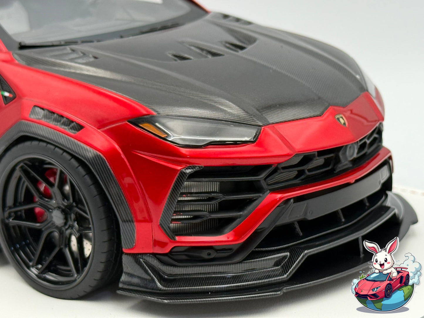 Ivy Merit 1:18 Lamborghini Urus LBWK LB-WORKS (Red)