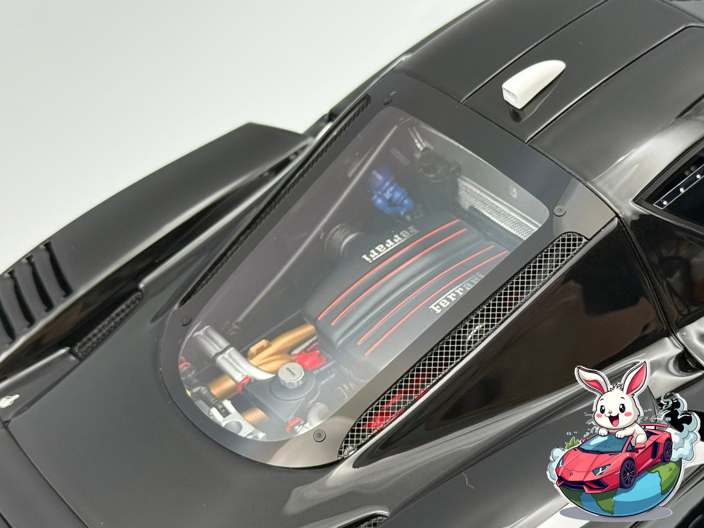 Henson & Heaven 1:18 Ferrari FXX (Diamond Black)
