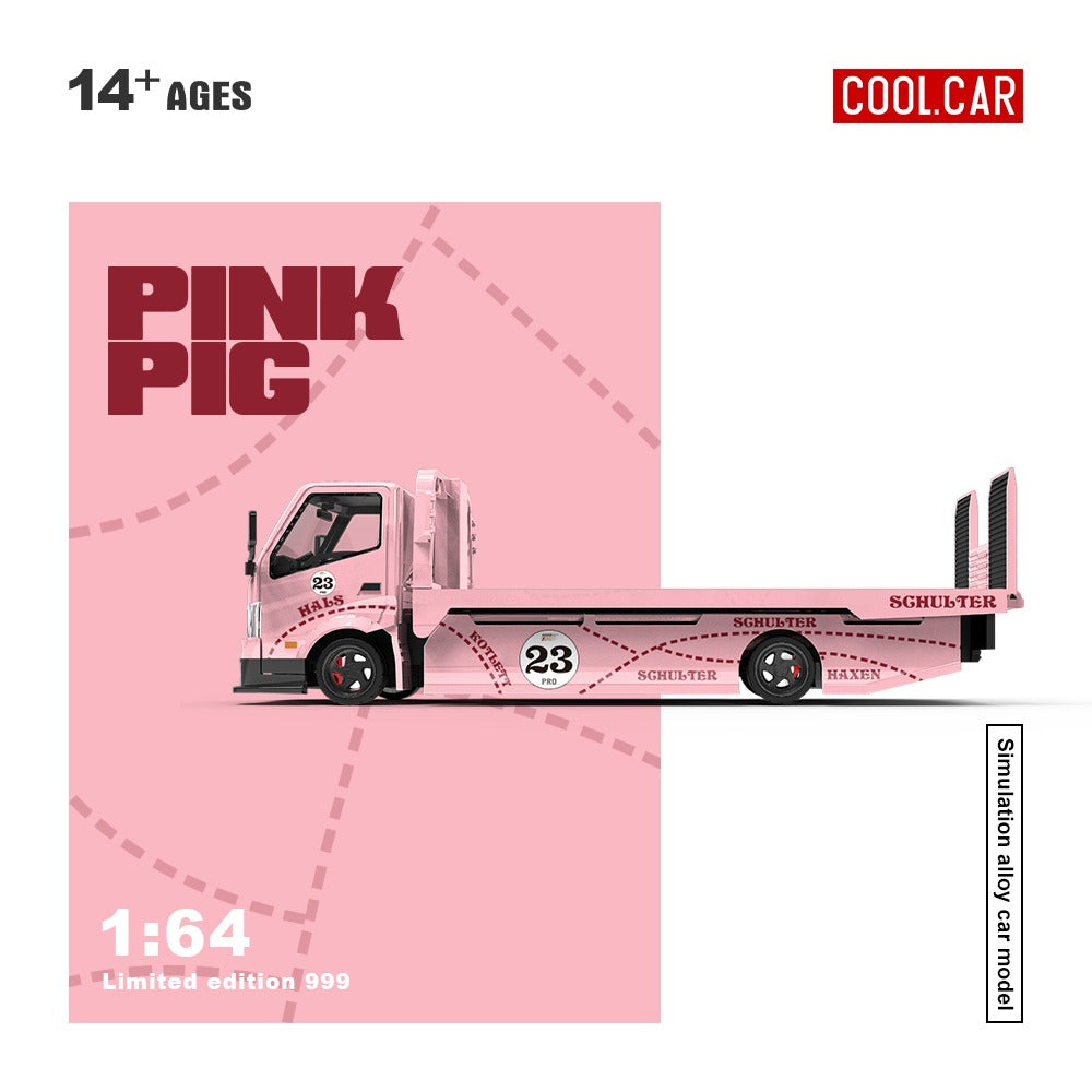 PREORDER Cool Car 1:64 Hino H300 ‘Pink Pig’