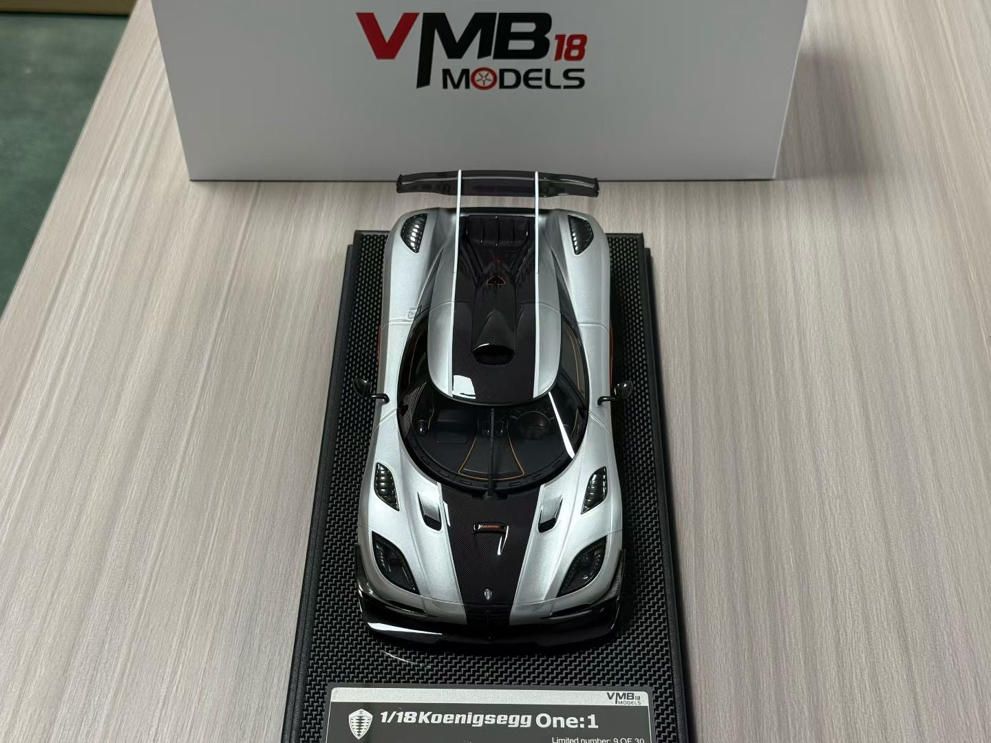 VMB 1:18 Koenigsegg One:1 (Silver)