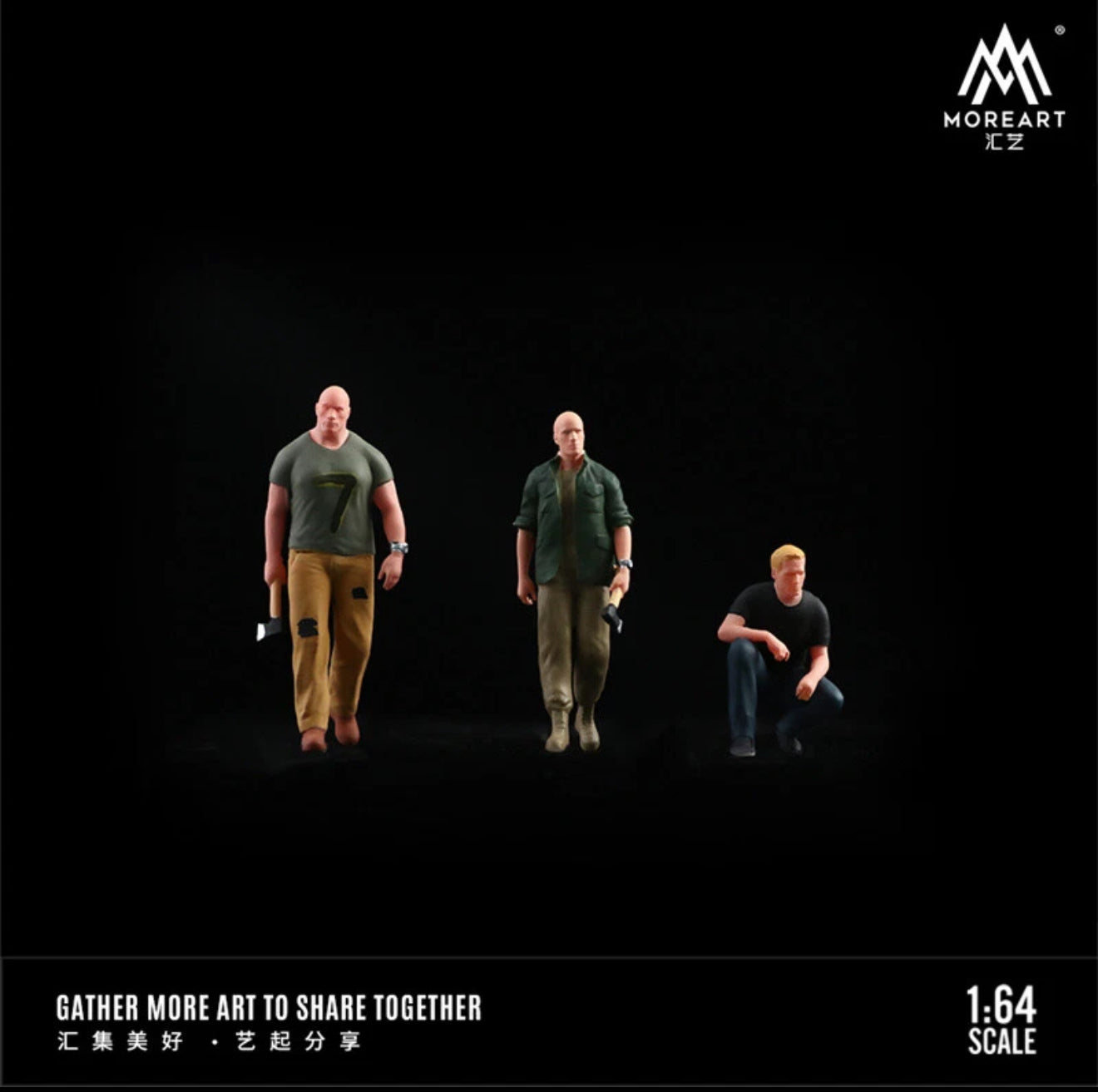 Moreart 1:64 Fast and Furious Doll D Set