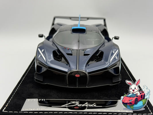 Henson & Heaven 1:18 Bugatti Bolide (Deep Blue/Carbon)