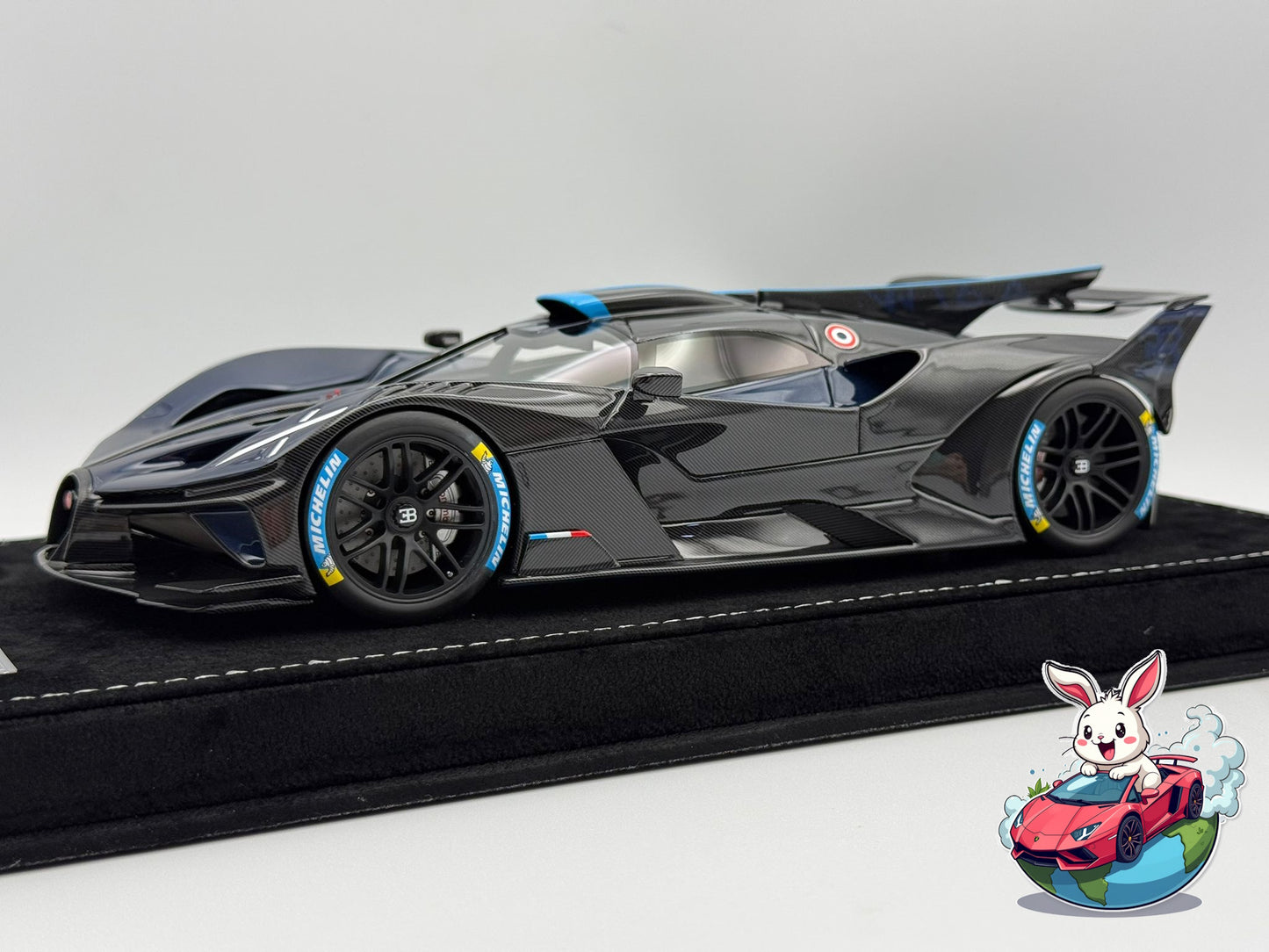 Henson & Heaven 1:18 Bugatti Bolide (Deep Blue/Carbon)
