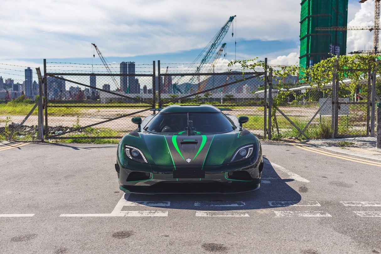 PREORDER VMB x Miniature Planet 1:18 Koenigsegg Agera S 'Goblin' (Green Carbon Fiber)