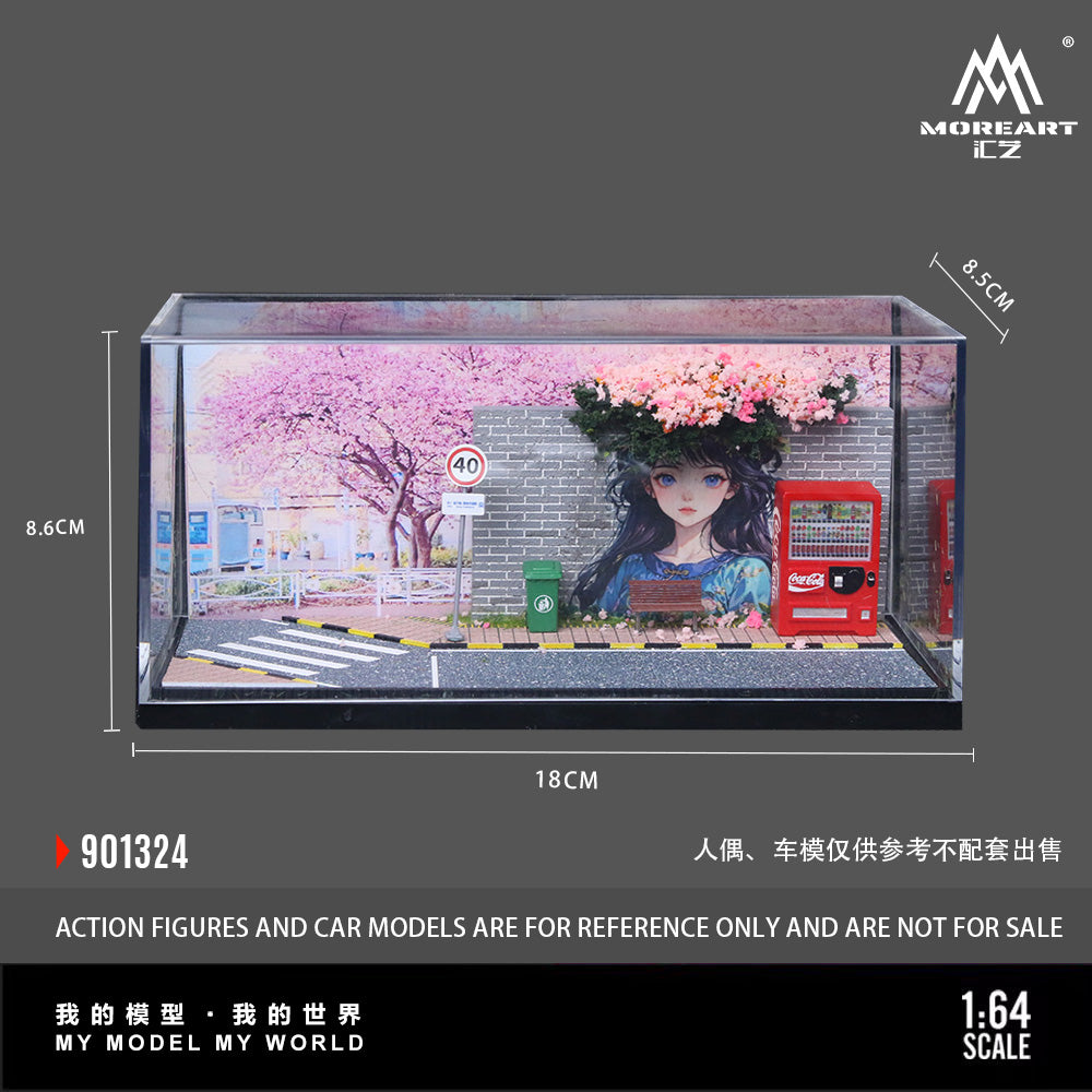 MoreArt 1:64 SCENE OF A POPULAR CHECK-IN WALL