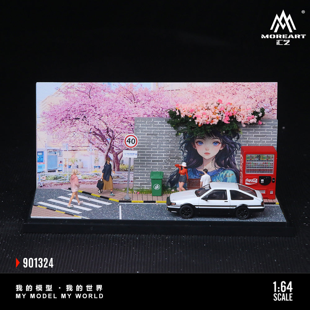 MoreArt 1:64 SCENE OF A POPULAR CHECK-IN WALL