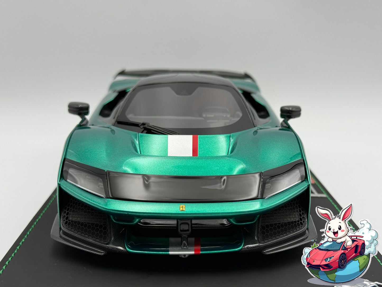 BBR 1:18 Ferrari F80 (Green Jewel - Bicolore Wheels)