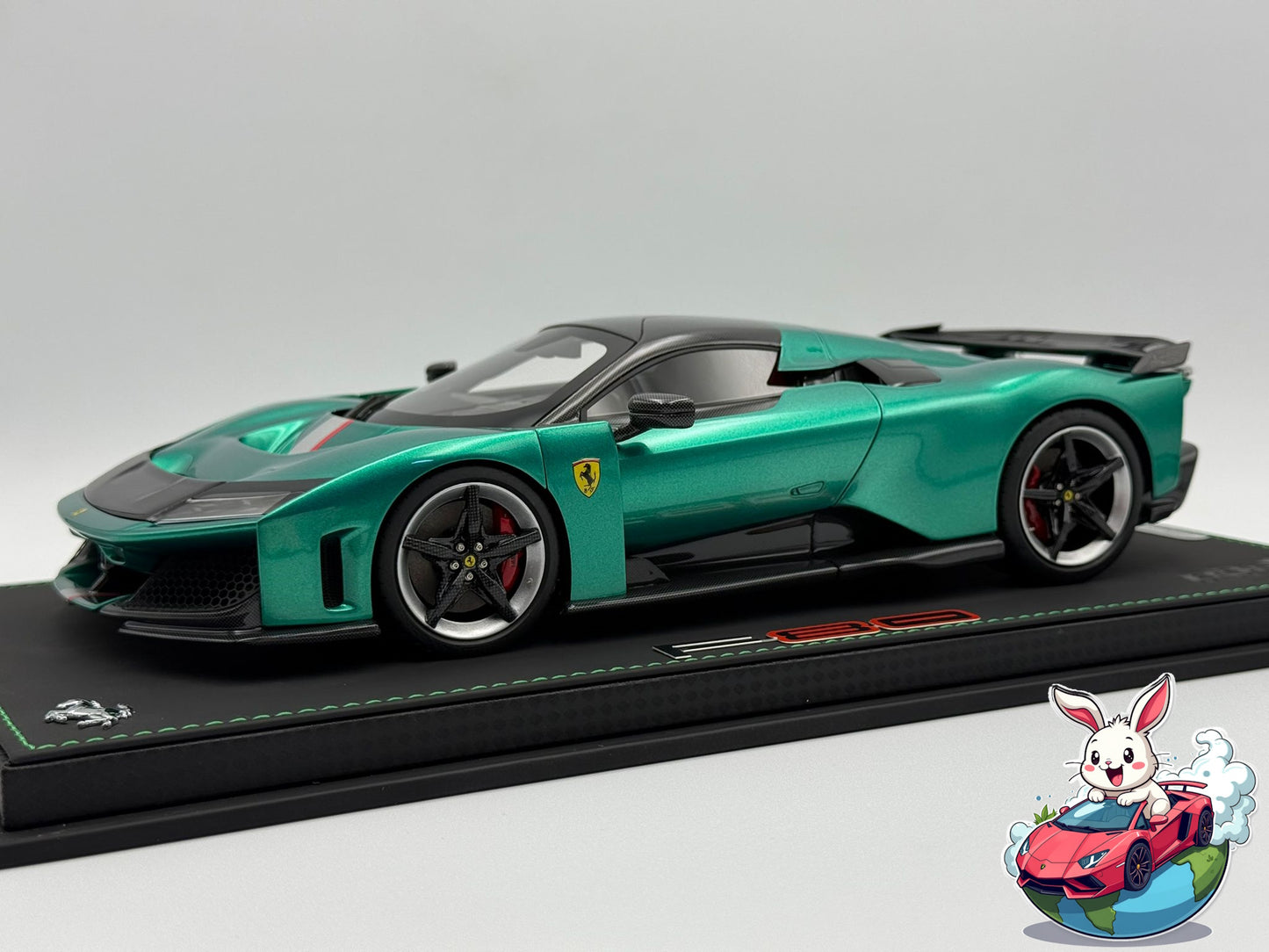 BBR 1:18 Ferrari F80 (Green Jewel - Bicolore Wheels)