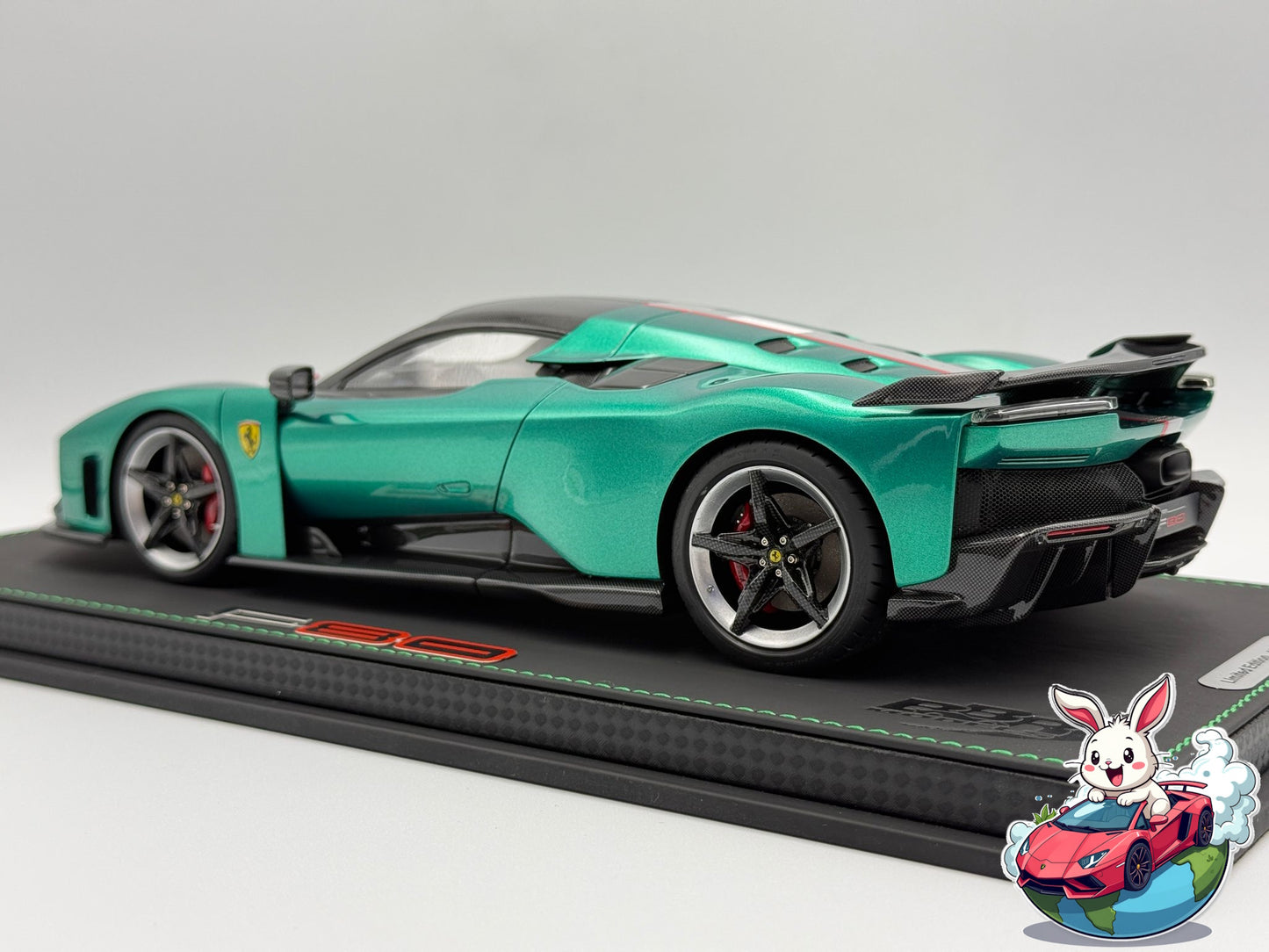 BBR 1:18 Ferrari F80 (Green Jewel - Bicolore Wheels)