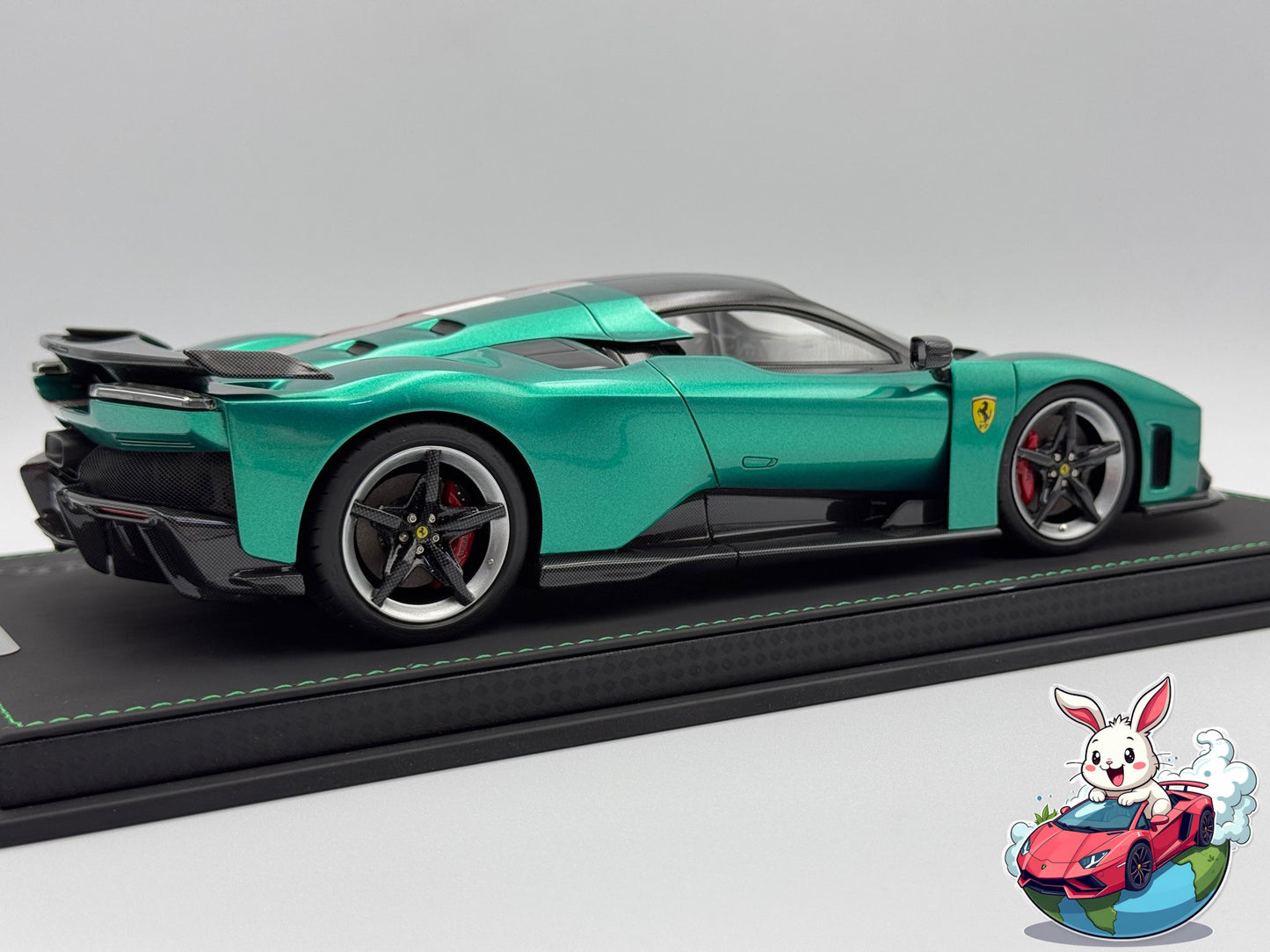 BBR 1:18 Ferrari F80 (Green Jewel - Bicolore Wheels)