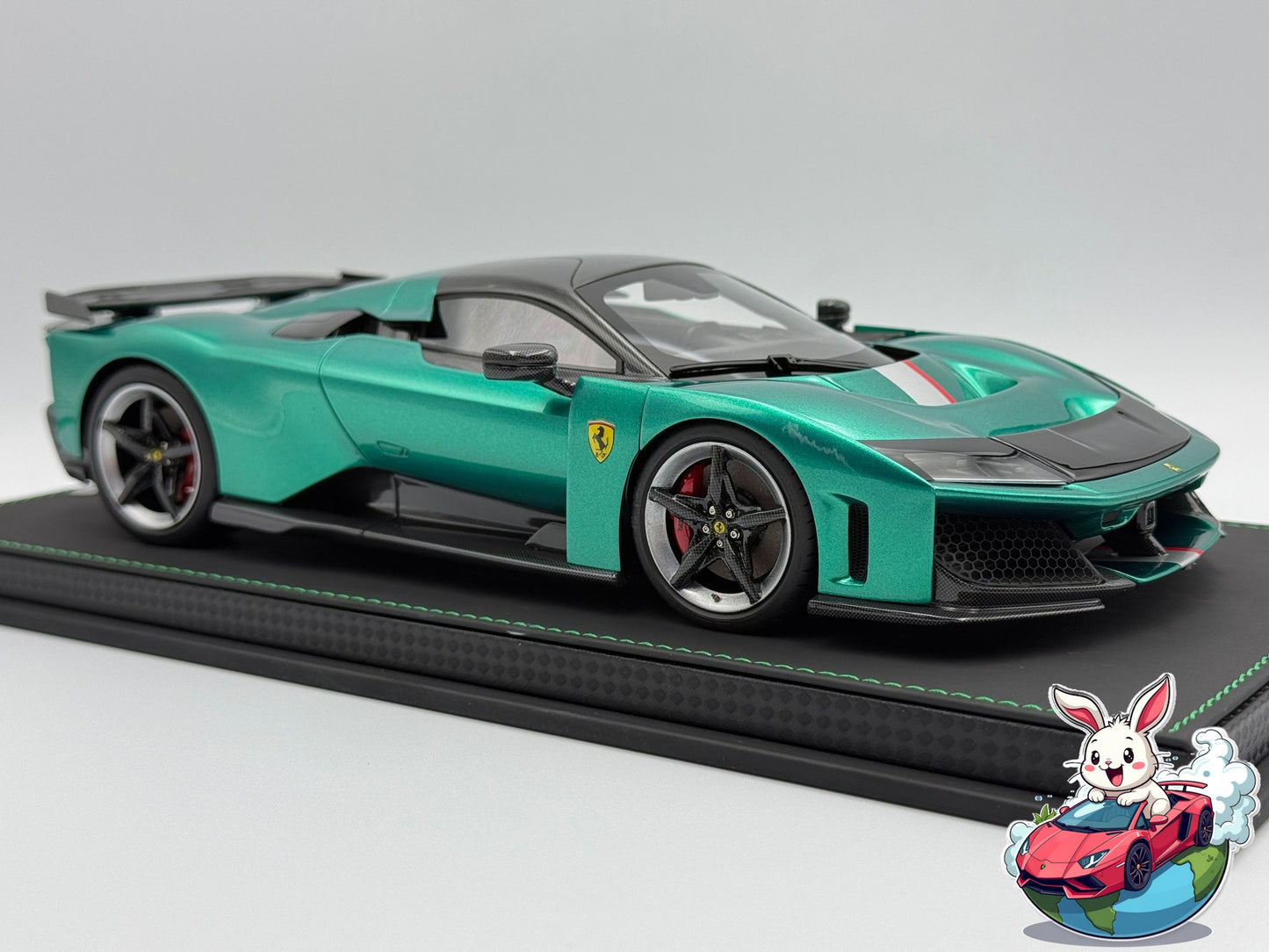 BBR 1:18 Ferrari F80 (Green Jewel - Bicolore Wheels)