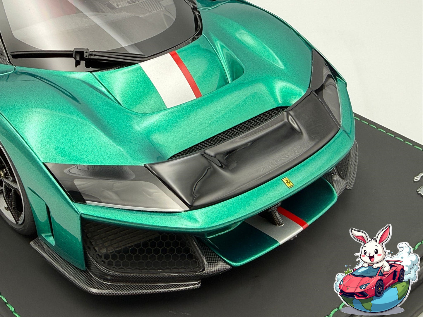 BBR 1:18 Ferrari F80 (Green Jewel - Bicolore Wheels)