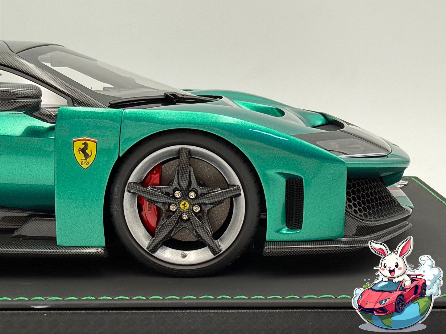BBR 1:18 Ferrari F80 (Green Jewel - Bicolore Wheels)