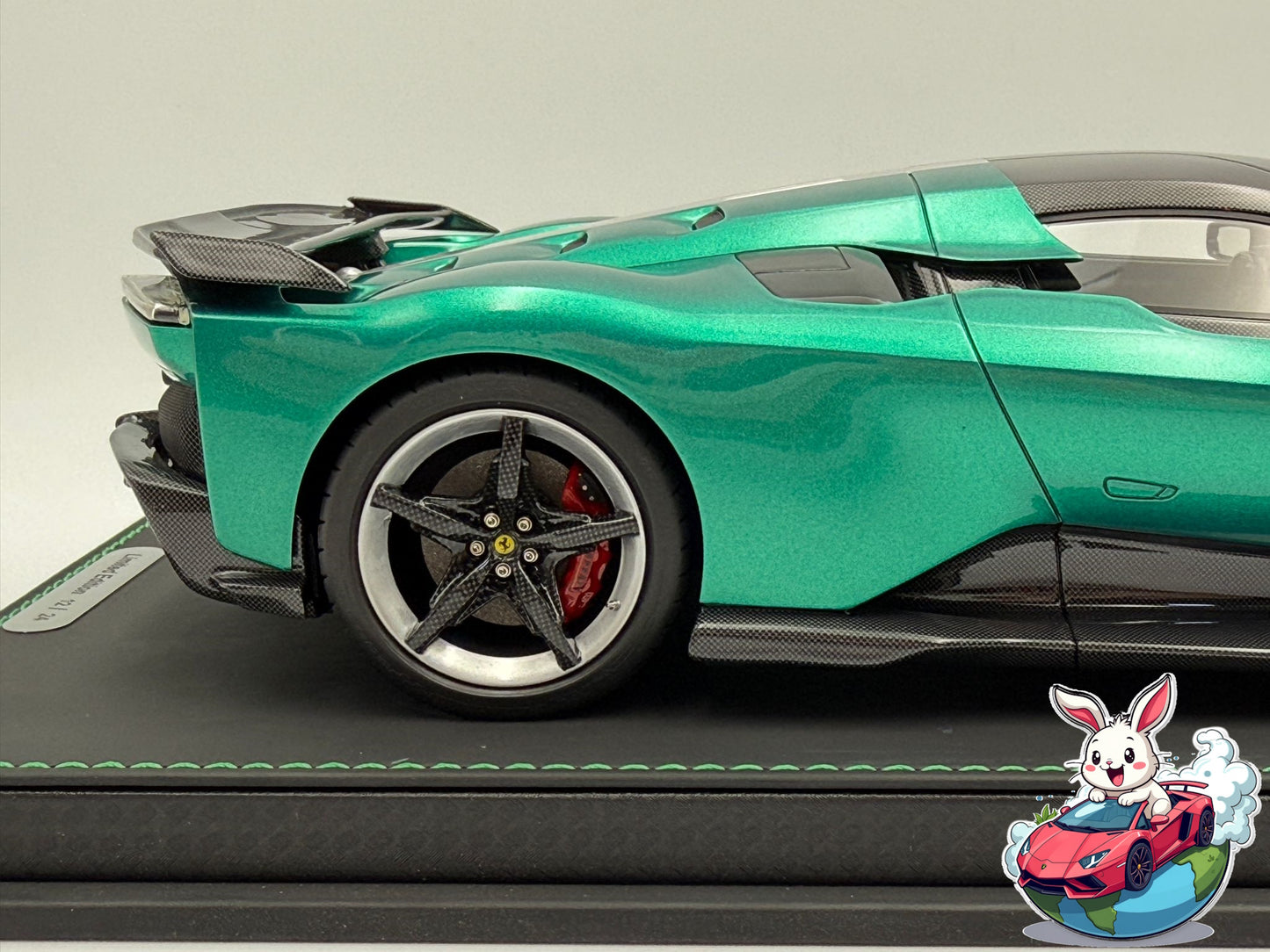 BBR 1:18 Ferrari F80 (Green Jewel - Bicolore Wheels)