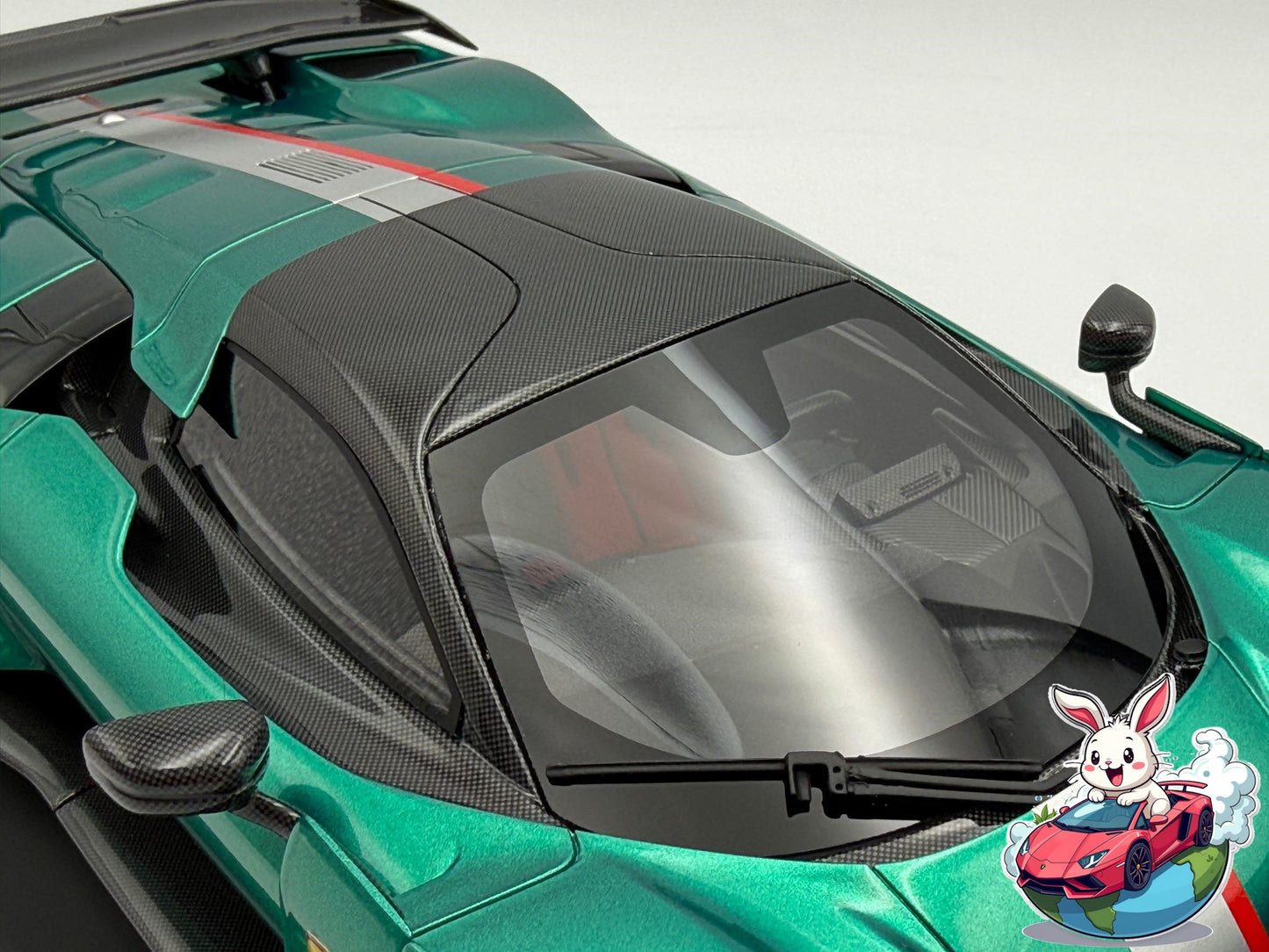 BBR 1:18 Ferrari F80 (Green Jewel - Bicolore Wheels)