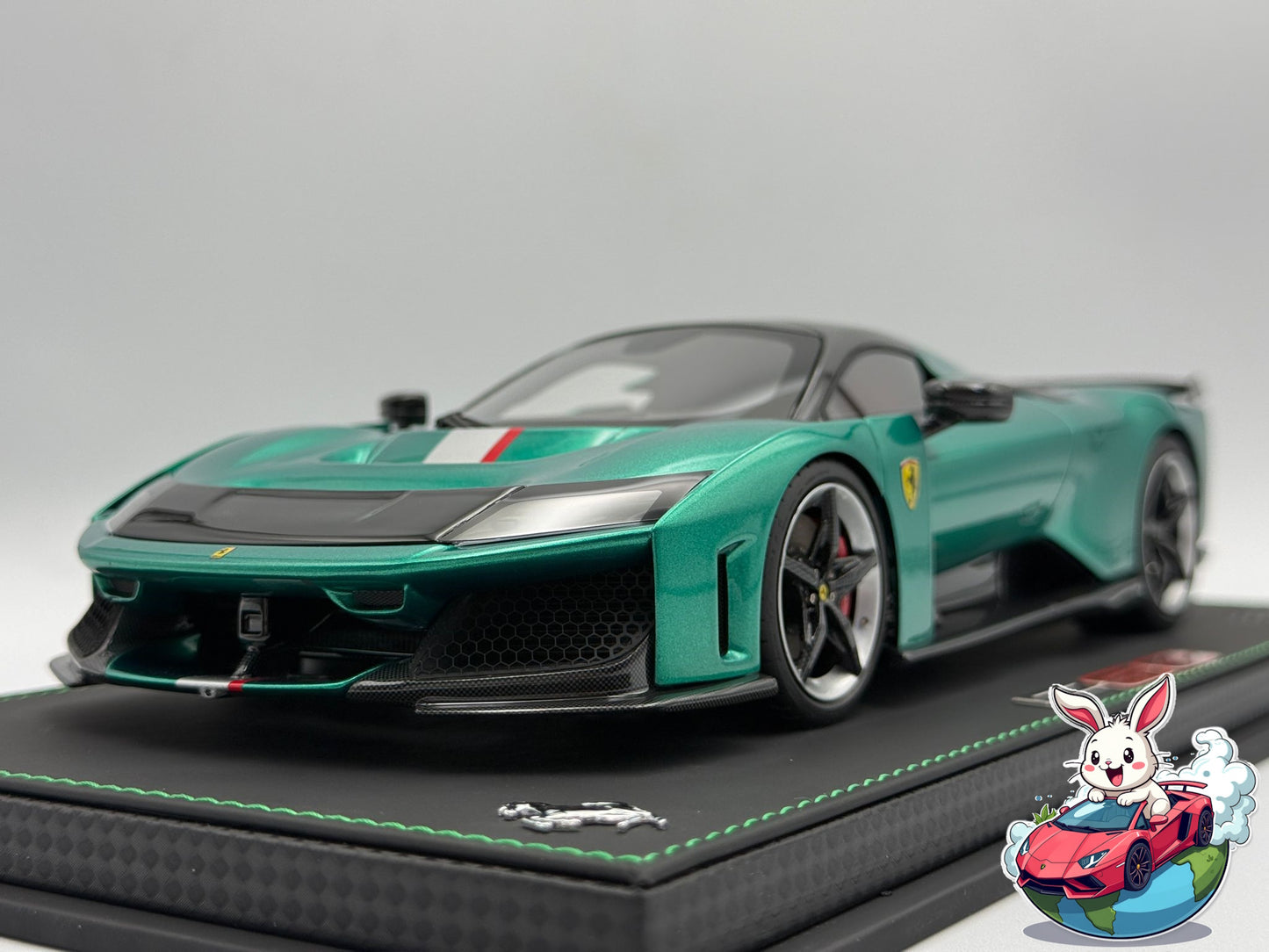 BBR 1:18 Ferrari F80 (Green Jewel - Bicolore Wheels)