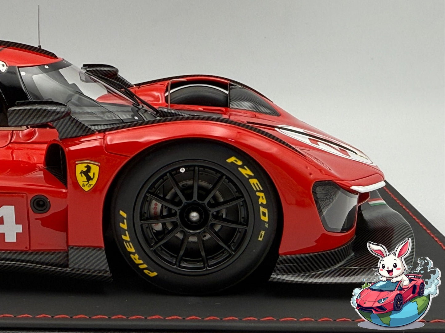 BBR 1:18 Ferrari 499P Modificato - Leather Base
