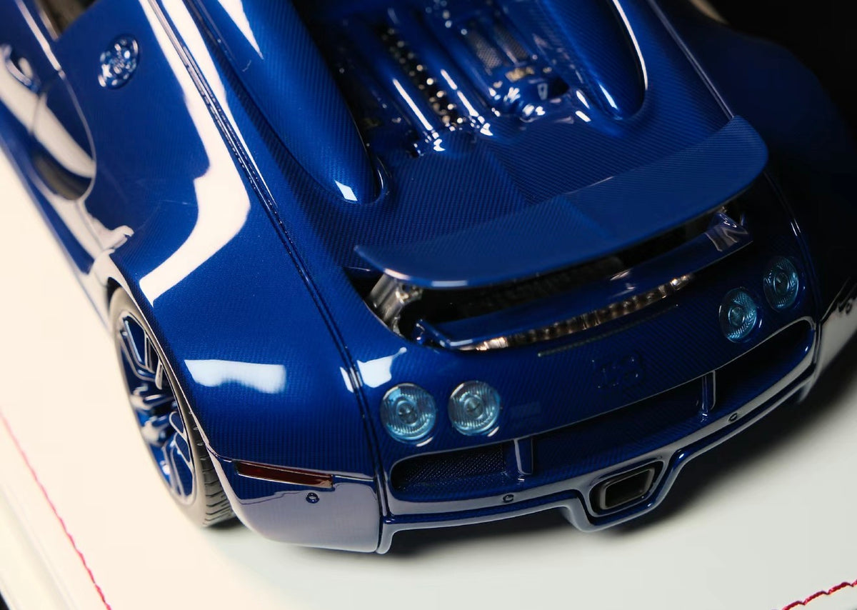 Davis & Giovanni 1:18 Mansory Vincero Bugatti Veyron - Blue Carbon