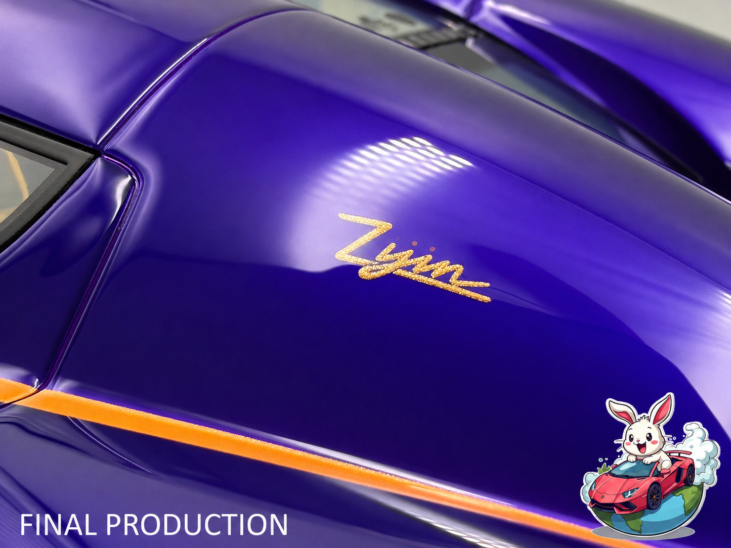 [Consignment Unit] VMB x Miniature Planet 1:18 Koenigsegg Agera R (Zijin) - Metallic Purple/Gold